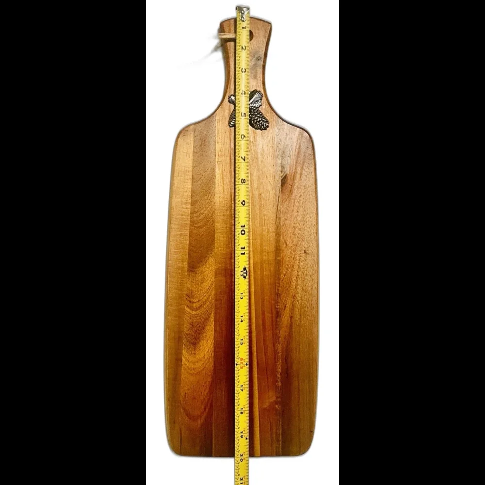Mountain Woods Brown Acacia Hardwood Paddle Cutting/Serving /wine Board Read